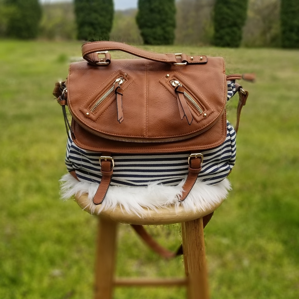 Nautical Satchel Cross Body Bag